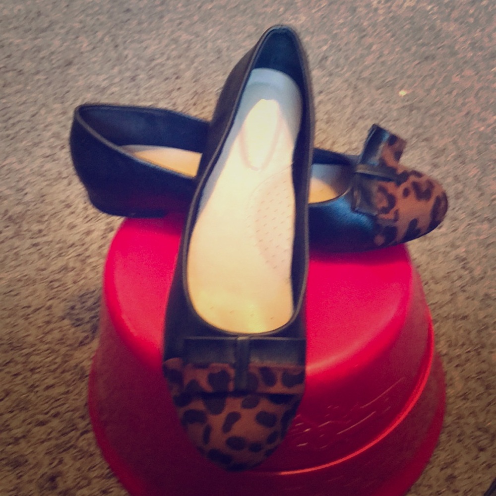 🔴SOLD🔴Black leopard shoe